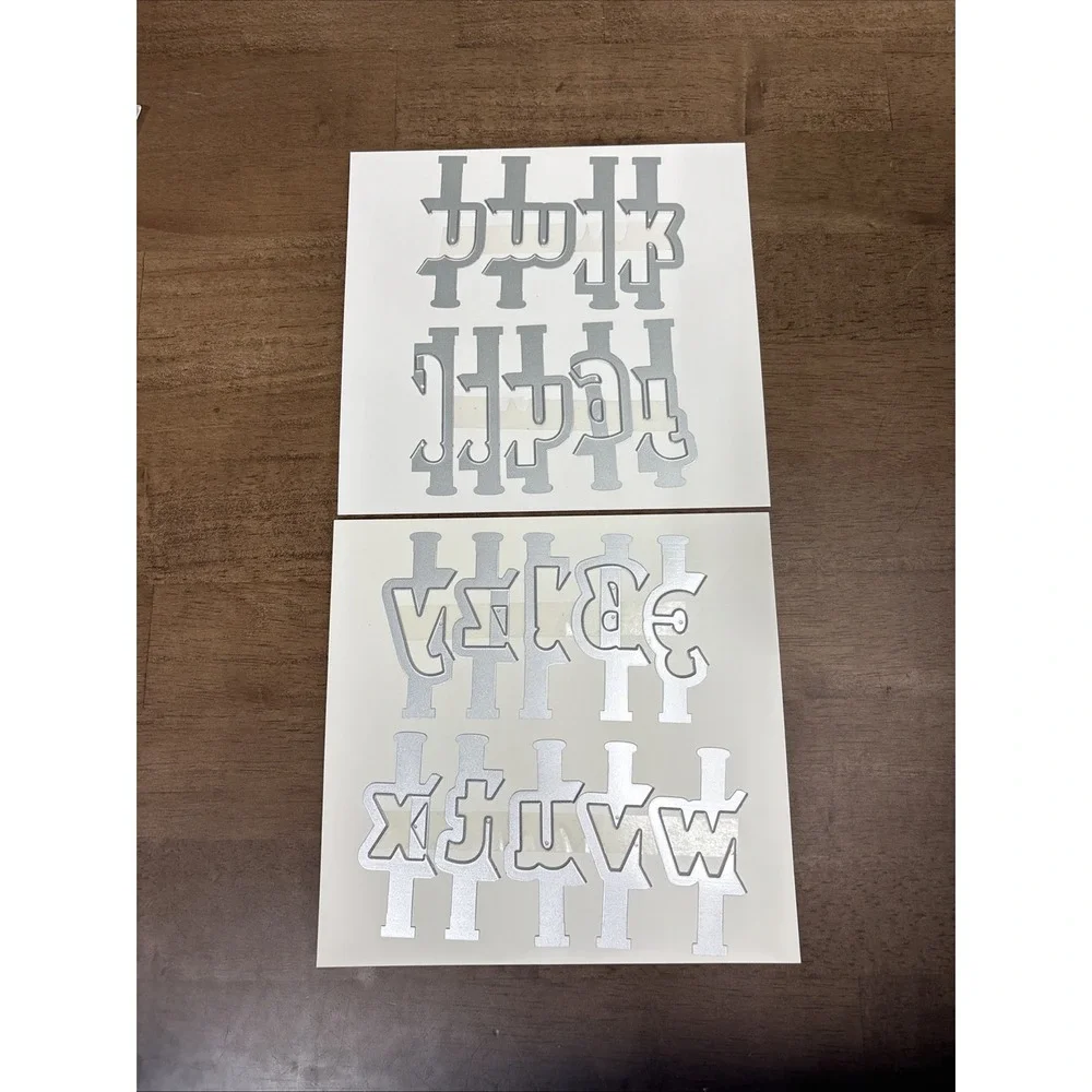 Stampin' Up! Lined Alphabet Stamps & Layering Alphabet Dies